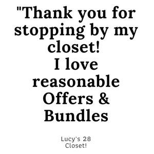 Reasonable offers & Bundles